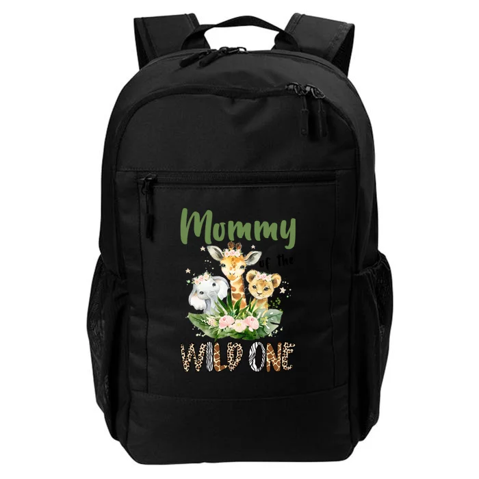 Mom Of The Wild One Zoo Theme Birthday Safari Jungle Animal Daily Commute Backpack