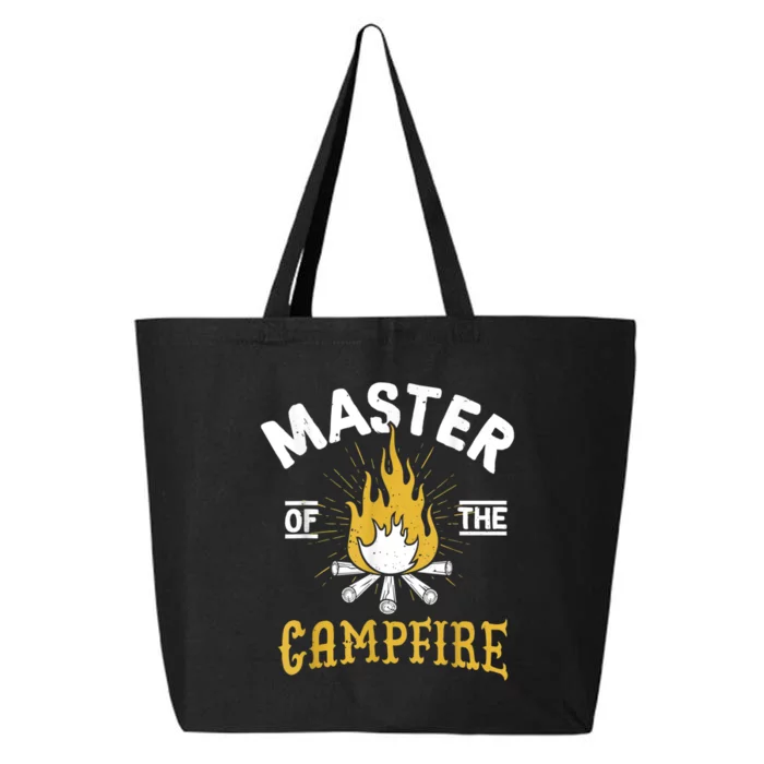 Master Of The Campfire Camping & Outdoors Gift 25L Jumbo Tote