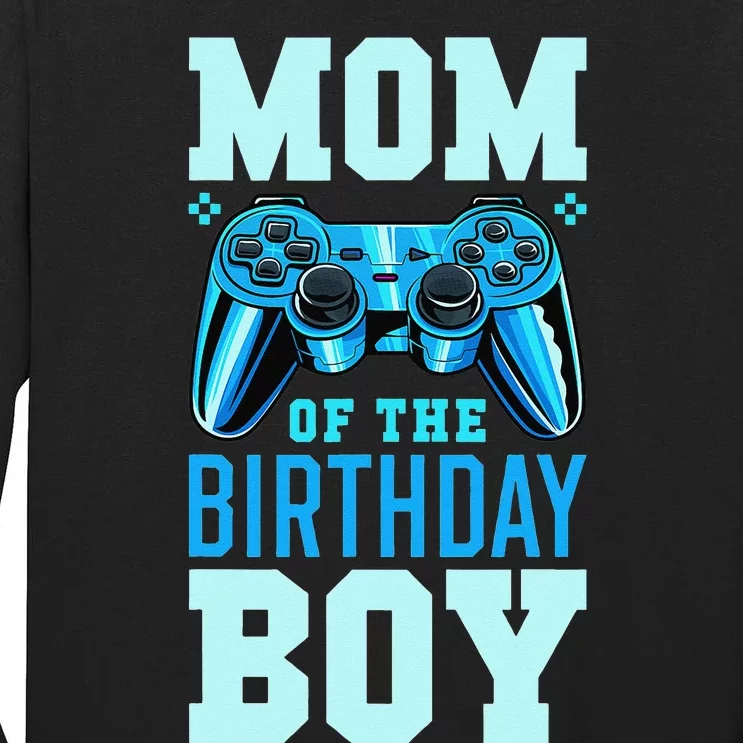 Mom of the Birthday Matching Video Gamer Birthday Party Tall Long Sleeve T-Shirt