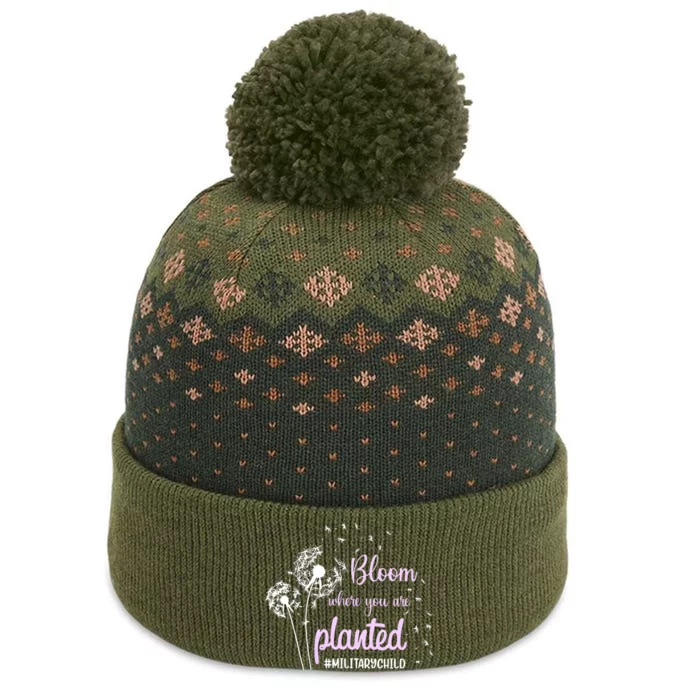 Month Of The Military Child Bloom Where You Are Planted The Baniff Cuffed Pom Beanie