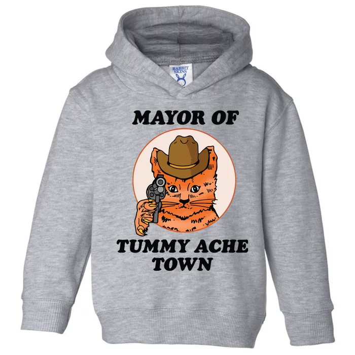 Mayor Of Tummy Ache Town Toddler Hoodie