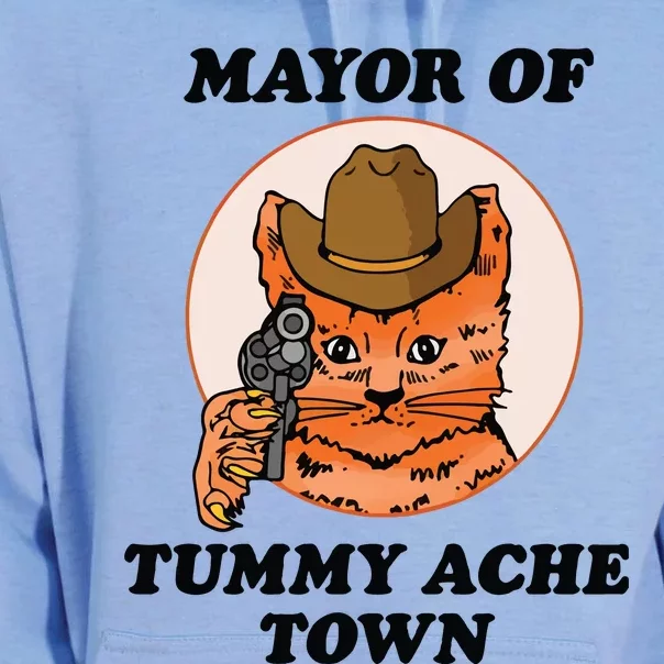 Mayor Of Tummy Ache Town Unisex Surf Hoodie