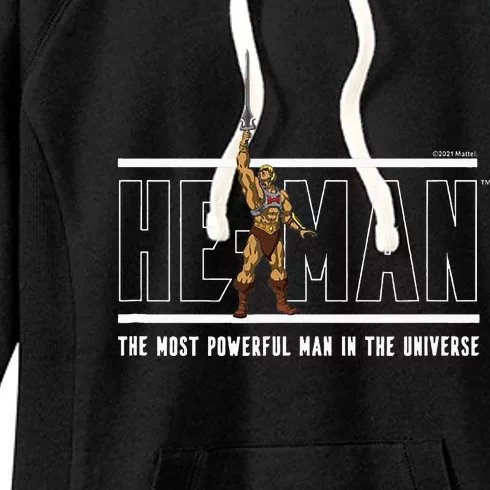 M.A.S.T.E.R.S Of The Universe Most Powerful Man In The Universe Women's Fleece Hoodie