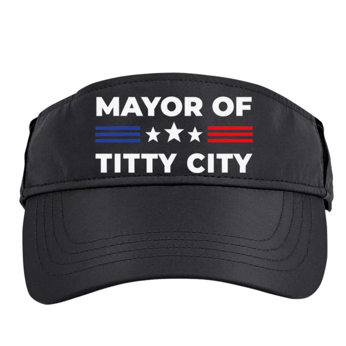 Mayor of Titty City Adult Drive Performance Visor