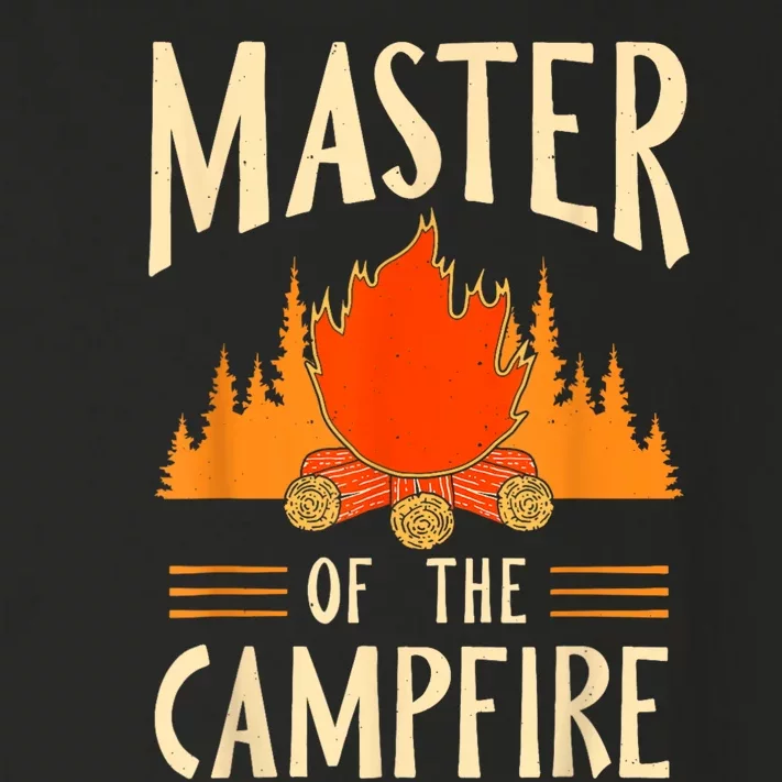 Master Of The Campfire Campsite Lover Camp Camping Camper Toddler Long Sleeve Shirt