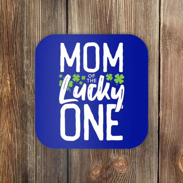 Mom Of The Lucky One First Birthday Family St Patrick's Day Gift Coaster