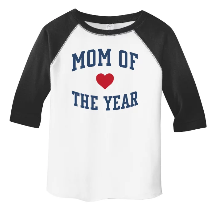 Mom Of The Year Gift Toddler Fine Jersey T-Shirt