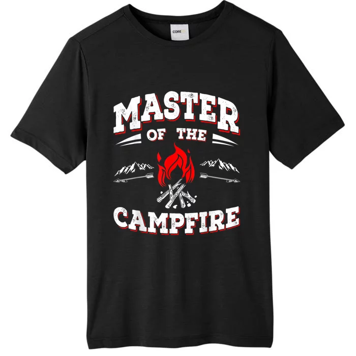 Master Of The Campfire Funny Camping Gift For Campers ChromaSoft Performance T-Shirt