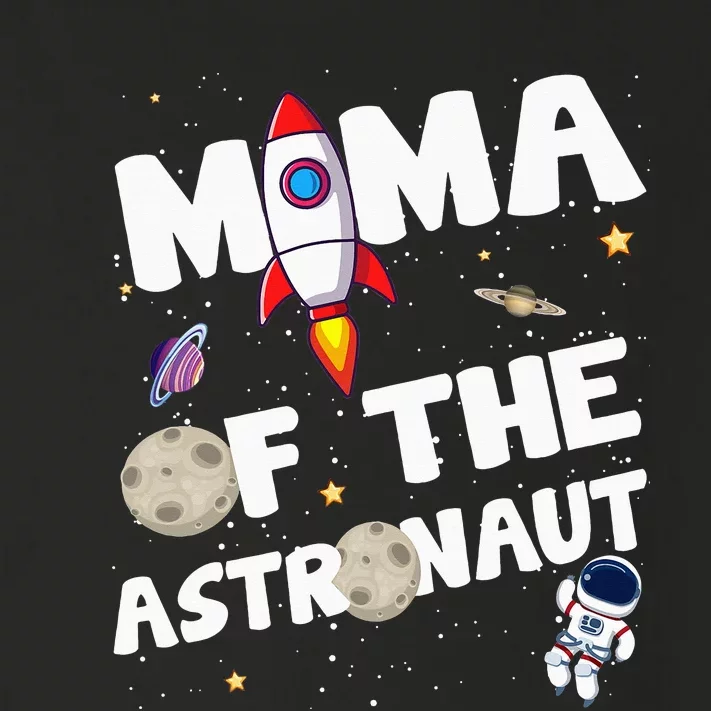 Mama of the Astronaut Space Theme Birthday Party Mom Toddler Long Sleeve Shirt