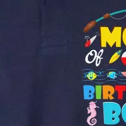 Mom Of The Birthday Boy O Fish Ally One Birthday Outfit Softstyle Adult Sport Polo