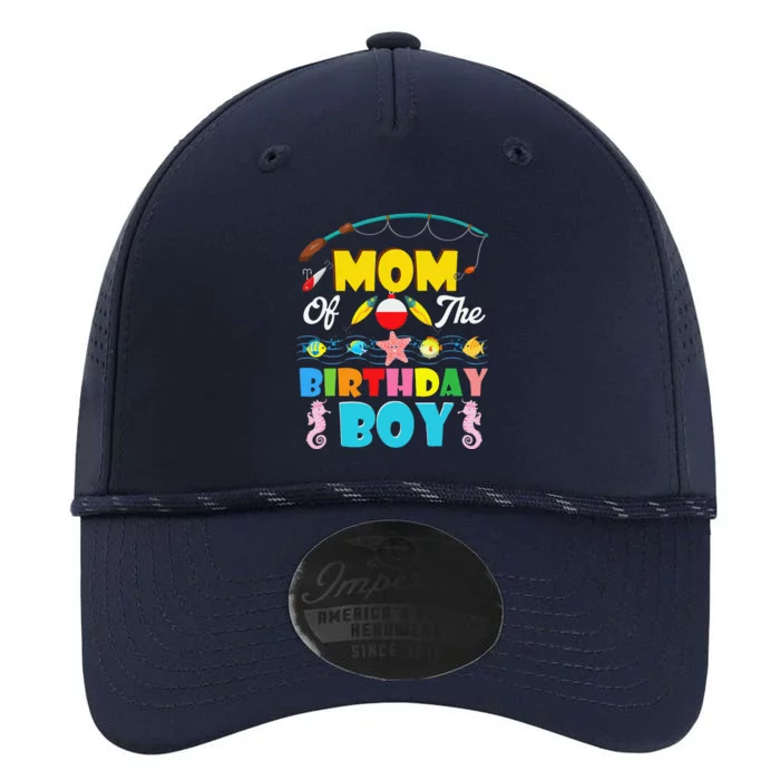 Mom Of The Birthday Boy O Fish Ally One Birthday Outfit Performance The Dyno Cap