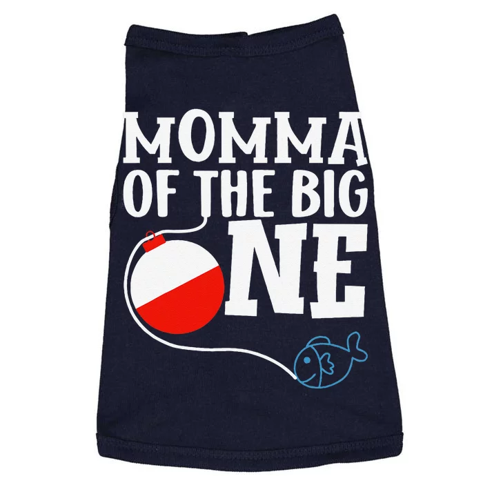 Momma Of The Big One Fishing Boy First Birthday Ofishally Doggie Tank