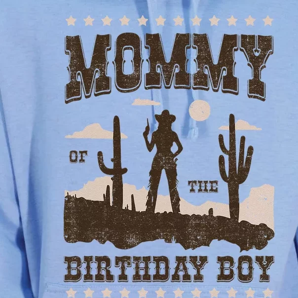 Mommy Of The Birthday Cow Howdy Birthday Party Gift Unisex Surf Hoodie