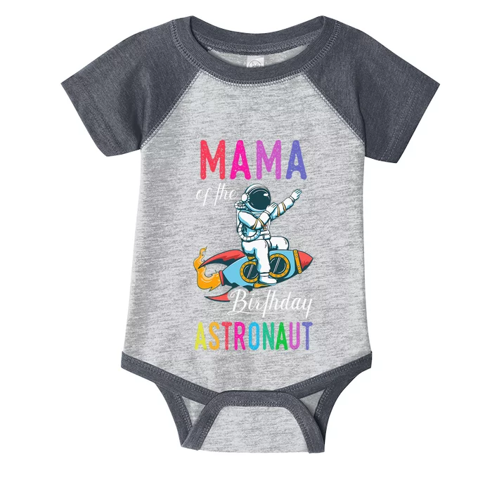 Mama of the Astronaut Space Theme Birthday Party Infant Baby Jersey Bodysuit