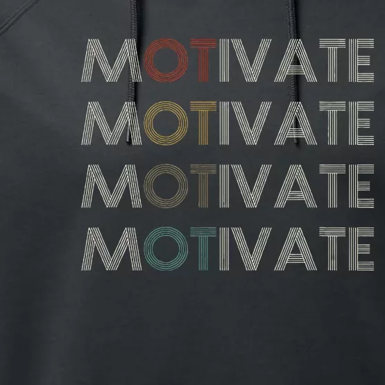 Motivate Occupational Therapy Ot Therapist Performance Fleece Hoodie