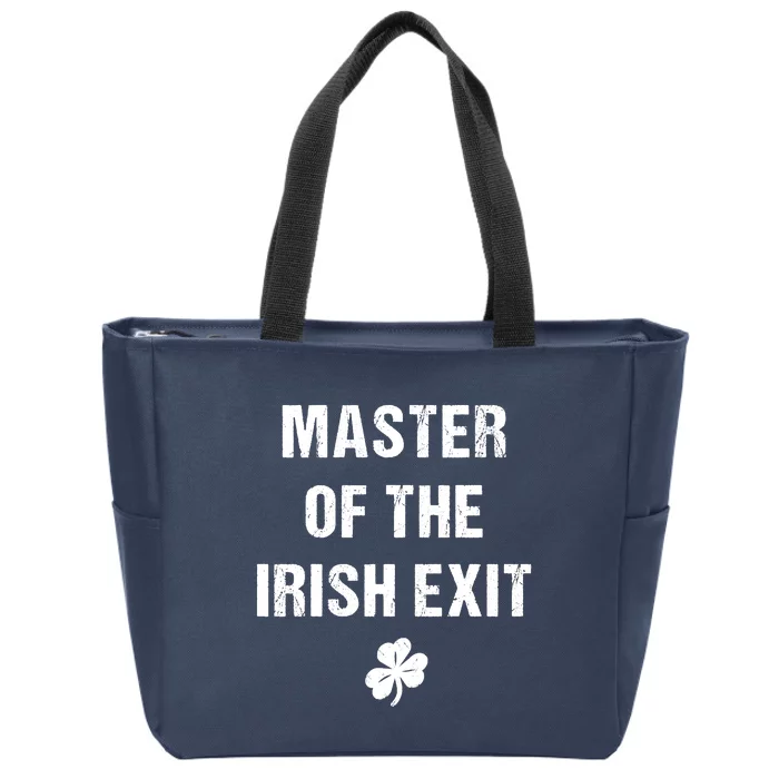 Master Of The Irish Exit Zip Tote Bag