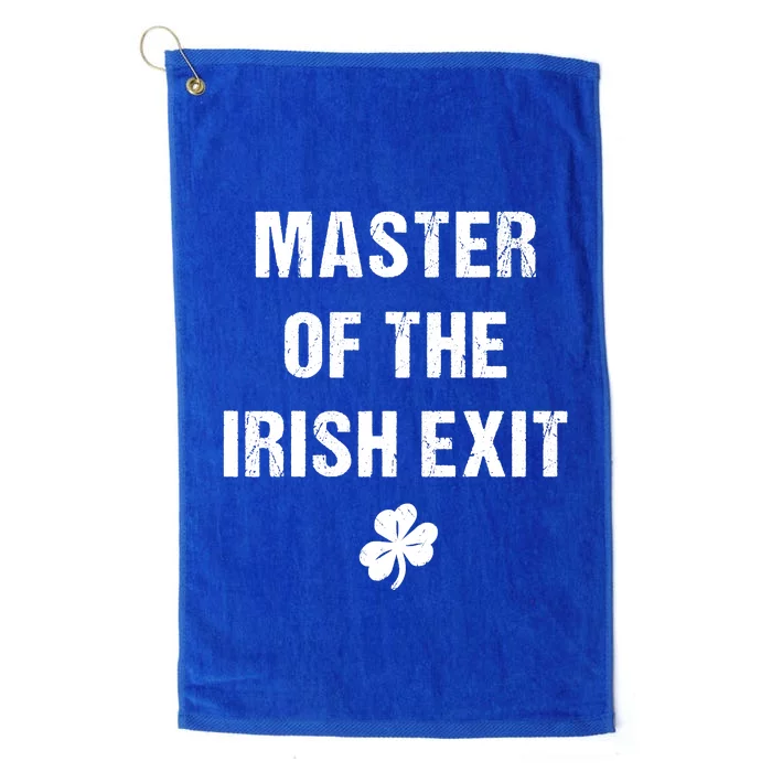 Master Of The Irish Exit Platinum Collection Golf Towel