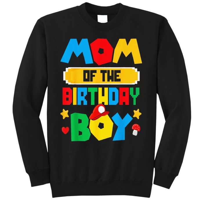 Mom Of The Birthday Boy Game Tall Sweatshirt