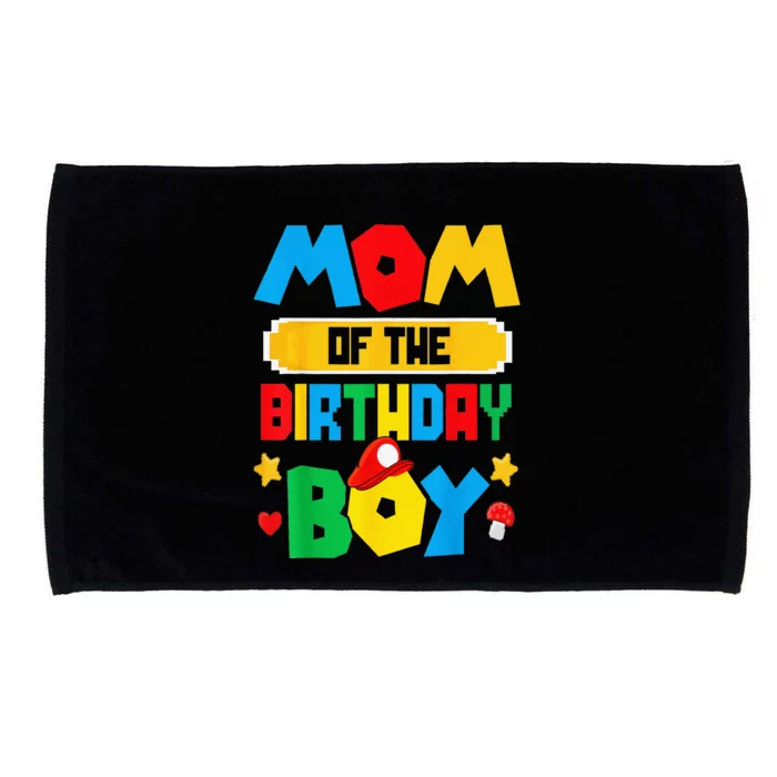 Mom Of The Birthday Boy Game Microfiber Hand Towel