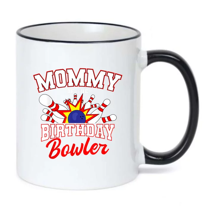 Mommy Of The Birthday Bowler Bday Bowling Party Celebration Black Color Changing Mug