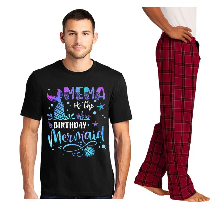 Mema Of The Birthday Mermaid Matching Family Pajama Set