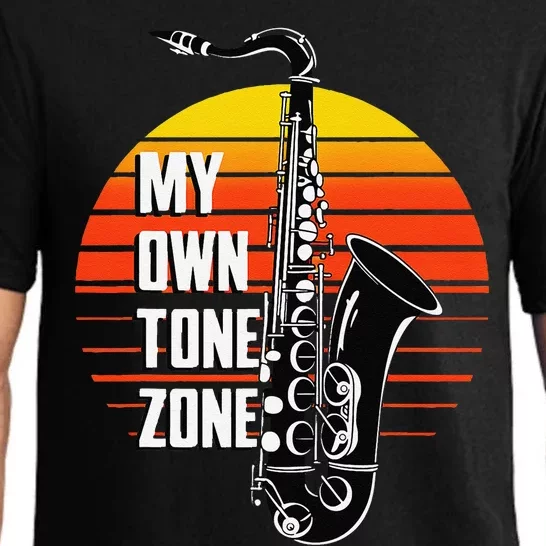 My Own Tone Zone Funny Saxophone Pajama Set