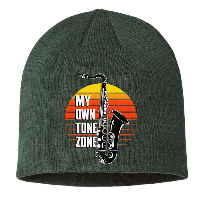 My Own Tone Zone Funny Saxophone 8 1/2in Sustainable Knit Beanie