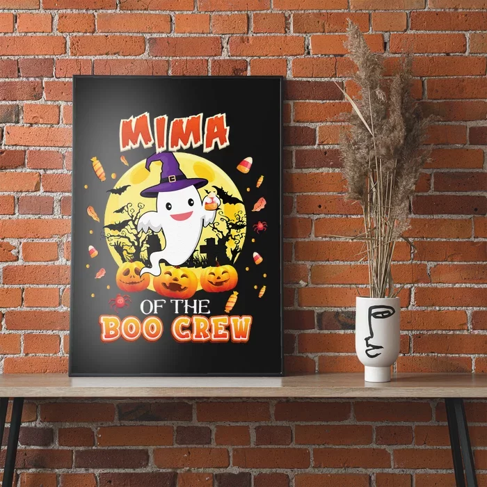 Mima Of The Boo Crew Halloween Cute Ghost Pumpkin Scary Poster