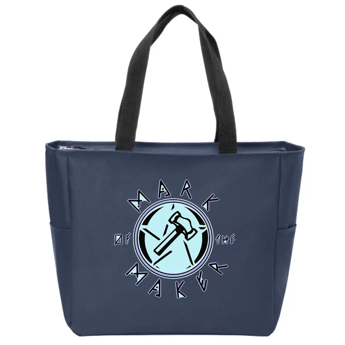 Mark Of The Maker Hammer Art Zip Tote Bag