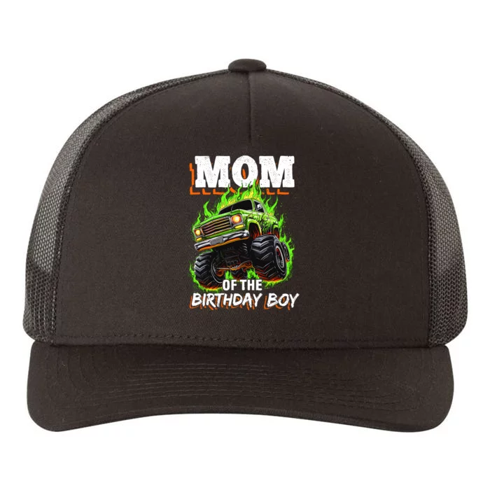 Mom Of The Birthday Boy Monster Truck Birthday Novelty Yupoong Adult 5-Panel Trucker Hat