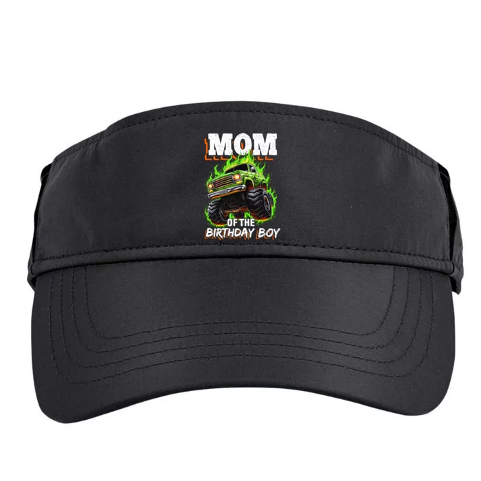 Mom Of The Birthday Boy Monster Truck Birthday Novelty Adult Drive Performance Visor