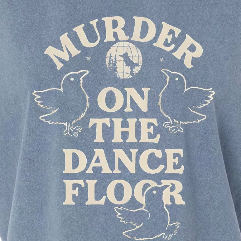 Murder On The Dance Floor Crows Garment-Dyed Women's Muscle Tee