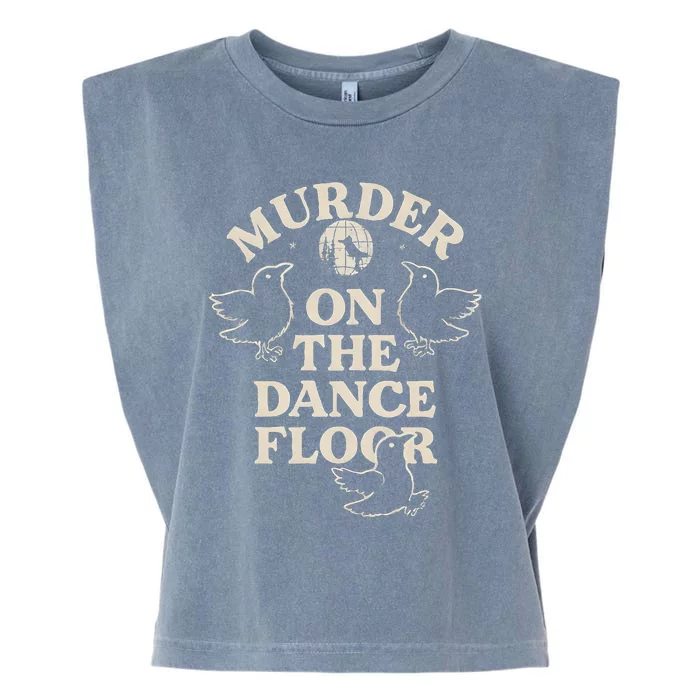 Murder On The Dance Floor Crows Garment-Dyed Women's Muscle Tee