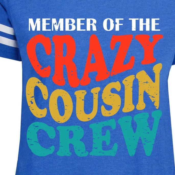 Member Of The Crazy Cousin Crew Enza Ladies Jersey Football T-Shirt