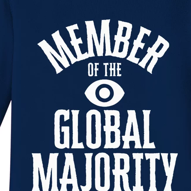 Member Of The Global Majority Baby Long Sleeve Bodysuit