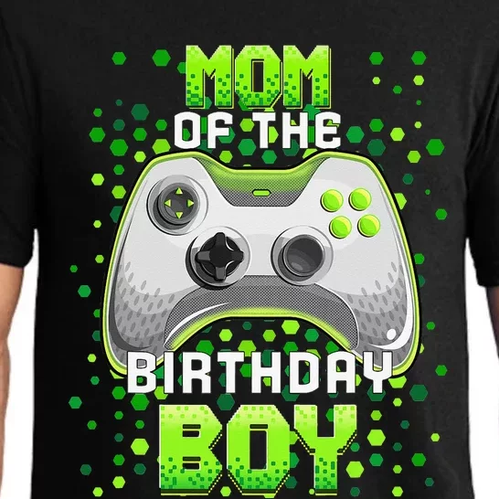 Mom of the Birthday Matching Video Gamer Birthday Party Pajama Set