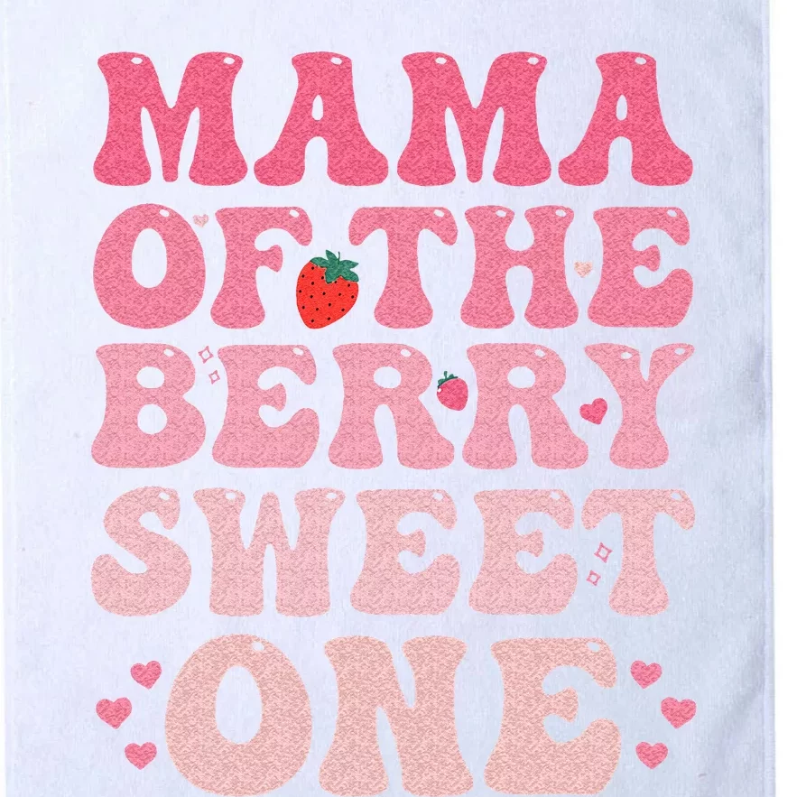 Mama Of The Berry Sweet Birthday Gifts Girl Sweet Strawberry Platinum Collection Golf Towel