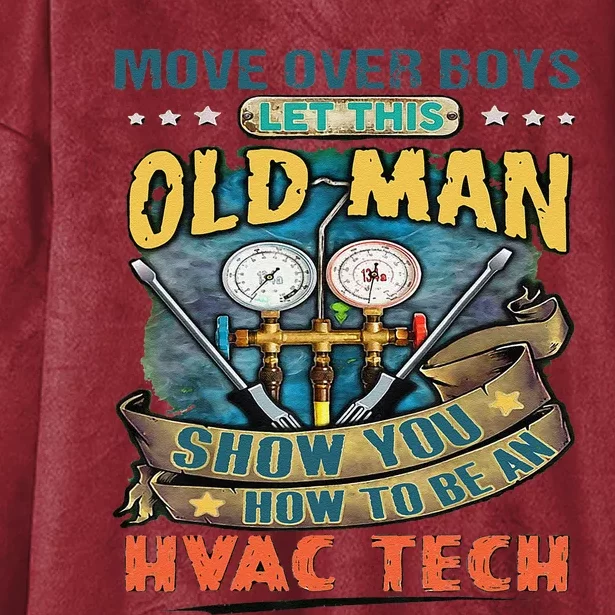 Move Overlet This Old Man Show You How To Be An Hvac Hooded Wearable Blanket