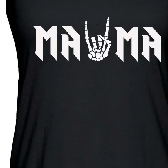 Mama Of The Bad Two The Bone Birthday Ladies Essential Flowy Tank