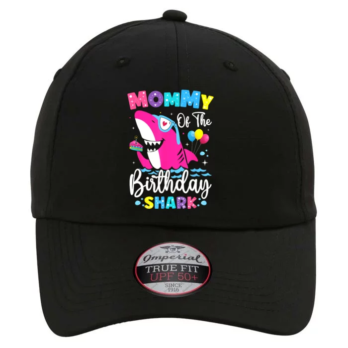 Mommy Of The Shark Birthday Mom Matching Family The Original Performance Cap