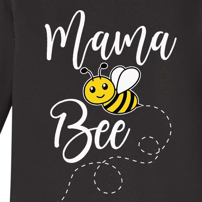 Mama Of The Bee Day Girl Hive Family Matching Birthday Baby Long Sleeve Bodysuit