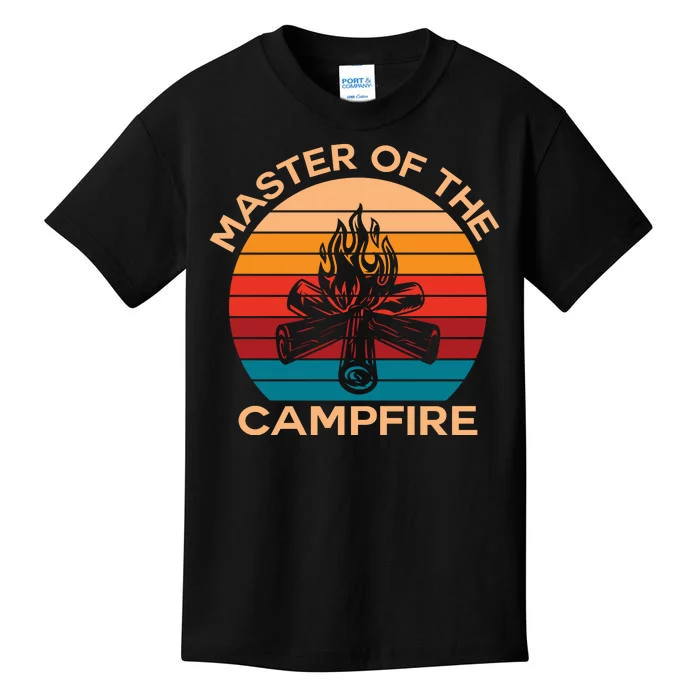 Master Of The Campfire Vintage Kids T-Shirt