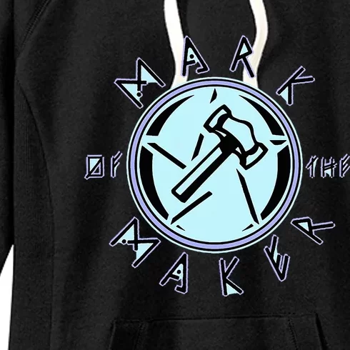 Mark Of The Maker Hammer Women's Fleece Hoodie