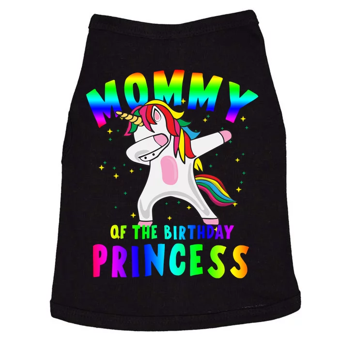 Mommy Of The Birthday Princess Magical Unicorn Doggie Tank