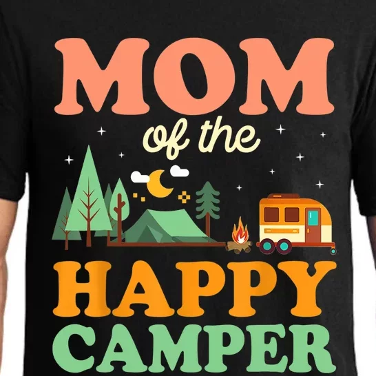 Mom Of The Happy Camper Wo 1st Bday Camping Trip Pajama Set