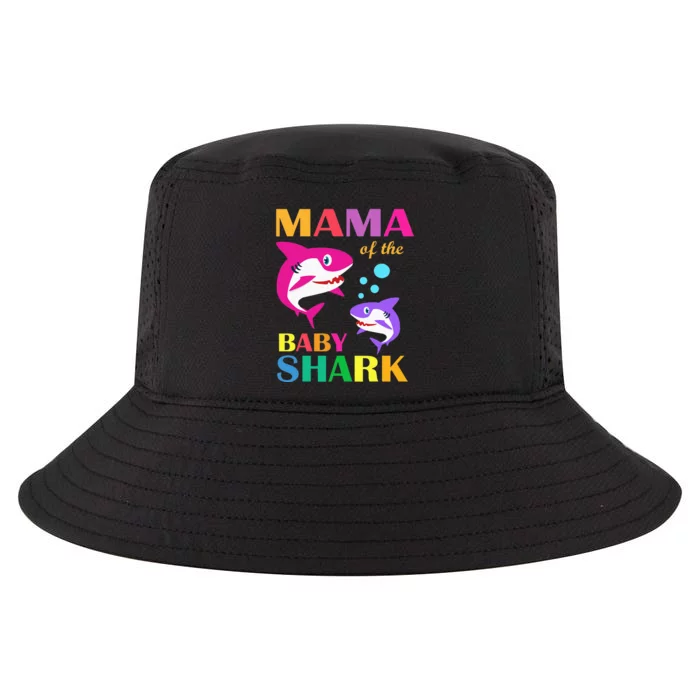 Mama Of The Baby Birthday Shark Mama Shark Mother's Day Cool Comfort Performance Bucket Hat