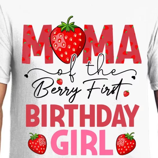 Mama Of The Berry First Birthday Gifts Sweet Strawberry Pajama Set