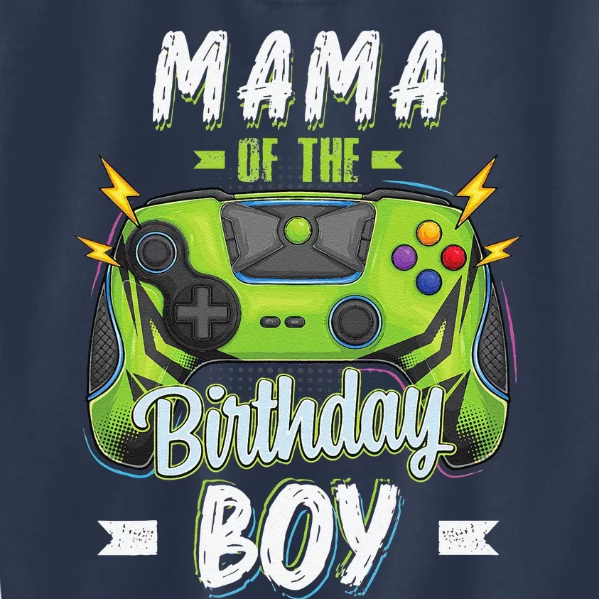 Mama Of The Birthday Bboy Matching Family Video Gamer Party Kids Sweatshirt