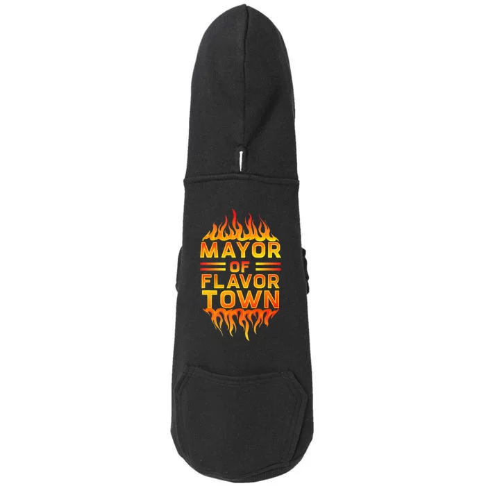 Mayor Of The Flavor Town Doggie 3-End Fleece Hoodie