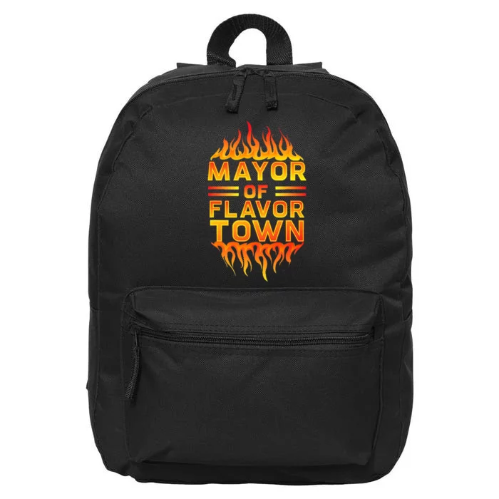 Mayor Of The Flavor Town 16 in Basic Backpack